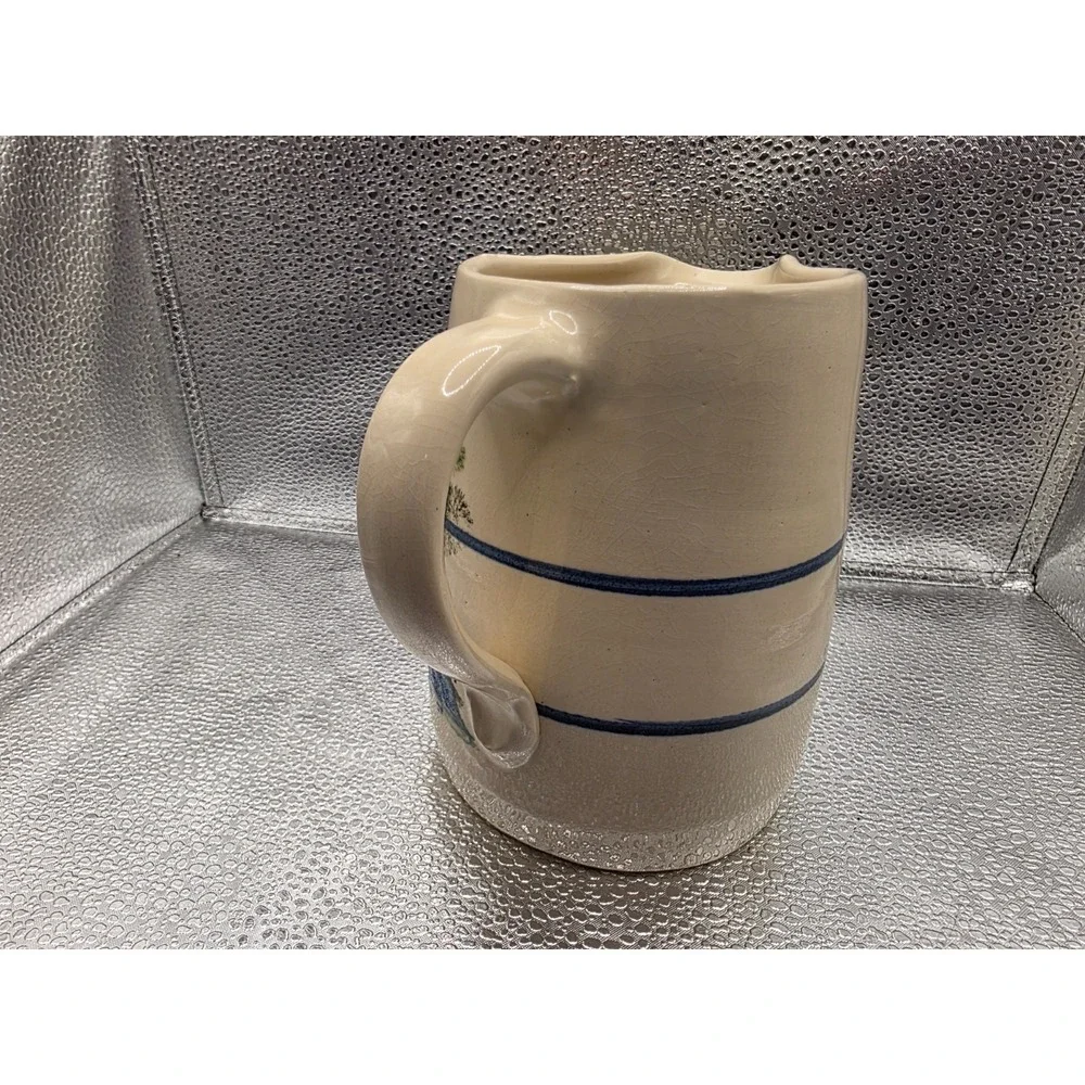 VTG Hand Made Marshall Pottery Pitcher Master Potter EJ Humphries - Hand Painted